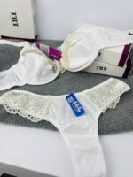 ست لباس زیر تورگاز و ساتن صدف TRT - تصویر 2