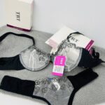 ست لباس زیر توری مشکی آریانا TRT